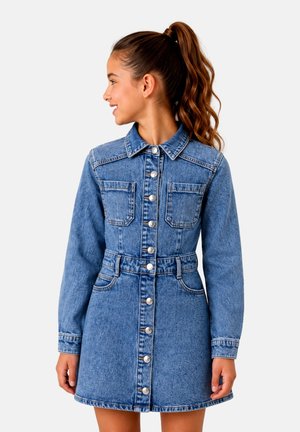 ONLY GIRLS, ONLY GIRLS KLEID MONTON JEANSKLEID - Robe en jean - blau