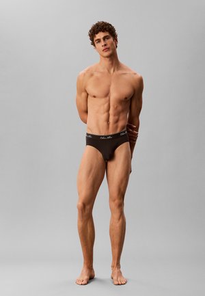 Calvin Klein, 3 PACK - Slip - black w dtm wb