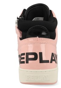 Replay High-top trainers - black white