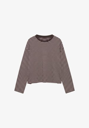PULL&BEAR, LONG SLEEVE BOXY FIT - T-SHIRT , - T-shirt à manches longues - pink