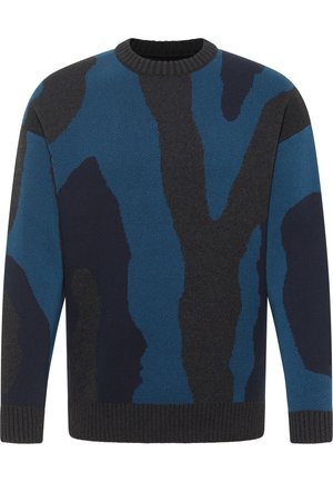 Mustang Strickpullover - blau