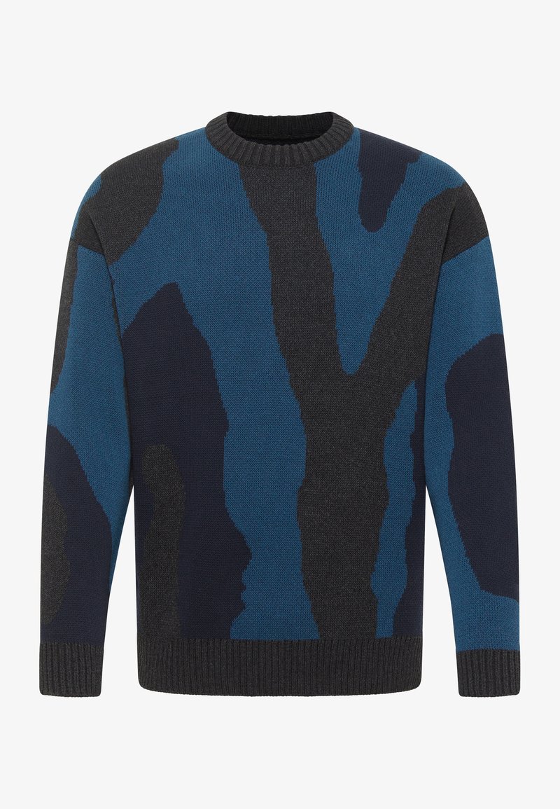 Mustang Strickpullover - blau