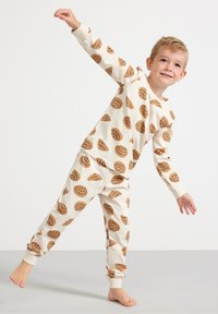 Lindex SET - Pyjama - light beige