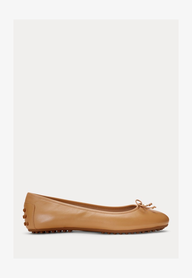 Lauren Ralph Lauren JAYNA DRIVER FLATS - Ballet pumps - buff
