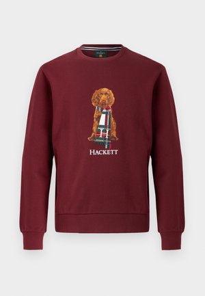Hackett London HERITAGE HARRY CREW - Sweatshirt - burgundy red