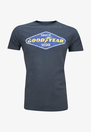 Goodyear EAST LAKE - Trükipildiga T-särk - grau