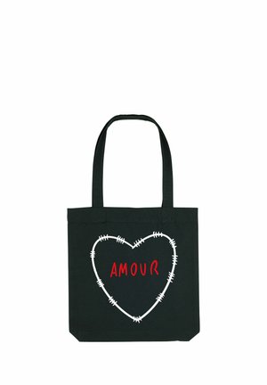 AMOURBROD PRINT - Shopping Bag - black