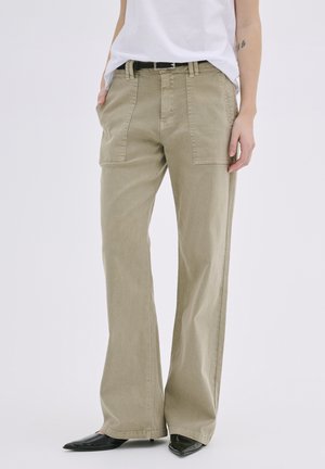 LARAMW MALO WIDE - Jean flare - silver sage washed