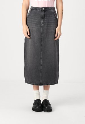 ONLANN LONG SKIRT - Gonna di jeans - black denim