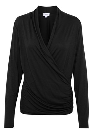 Saint Tropez VIGGASZ WRAP - Blusa - black