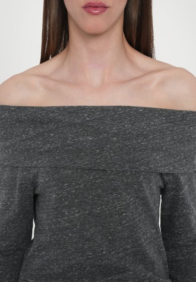 CLOSED ASYMMETRIC LONG SLEEVE - Bluză cu mânecă lungă - dark grey