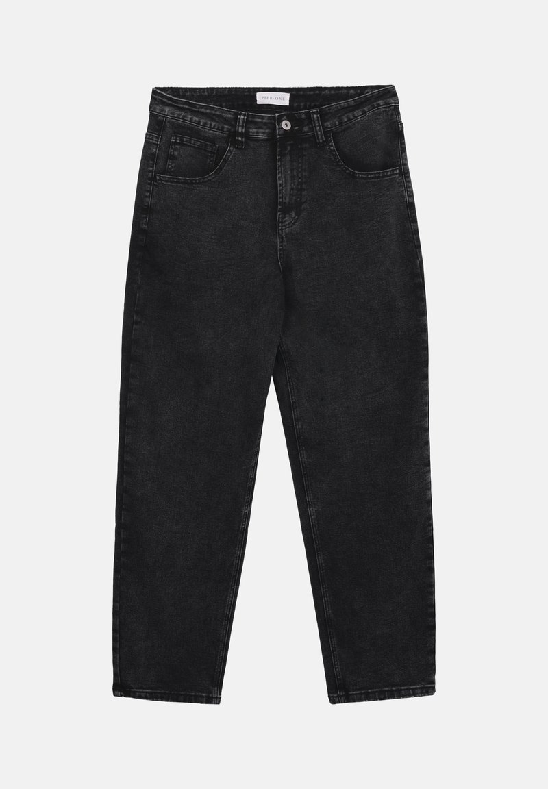 Pier One Relaxed fit jeans zwart denim/blackdenim