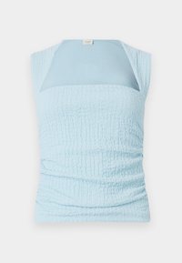 BUBBLE KNIT AVA PORTRAIT  - Top - light blue