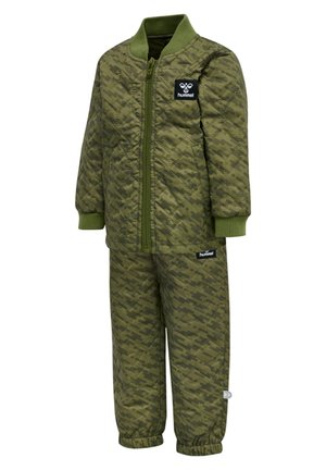 MINI THERMOSET - Veste imperméable - capulet olive