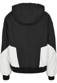 Urban Classics FRAUEN LADIES PADDED 2-TONE BATWING JACKET - Bomber stiliaus striukė - black/white