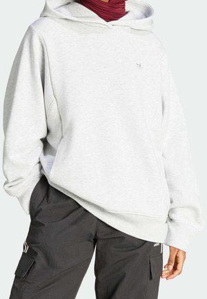 Jersey con capucha - mottled light grey