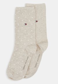 Tommy Hilfiger - WOMEN 2 PACK - Calcetines - light beige melange Imagen en miniatura 1
