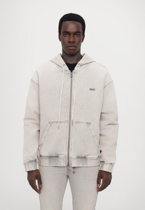 Ksubi ZIPPED HOODIE PLUTO - Jeansjacka - grey