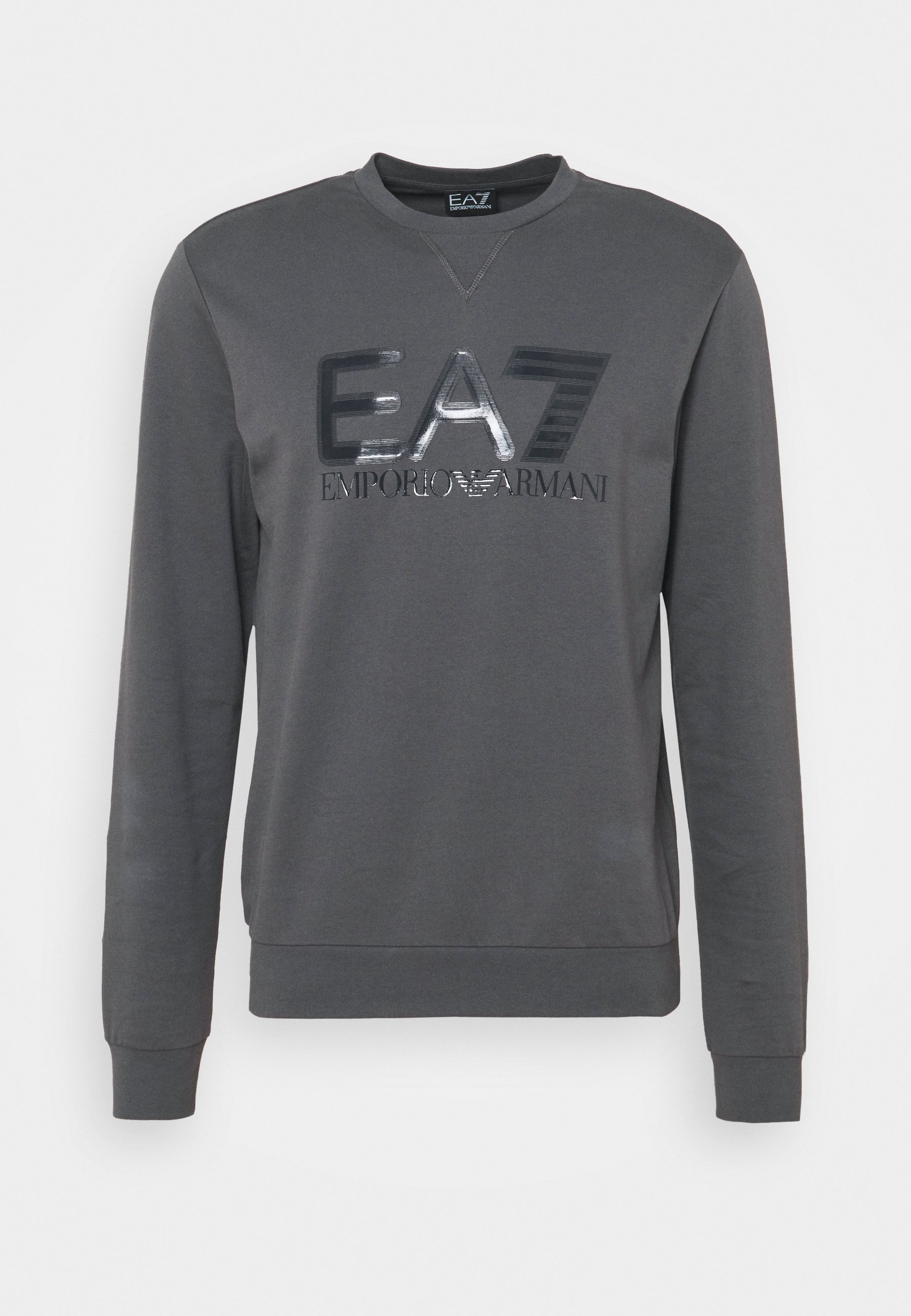 EA7 Emporio Armani Sweater - dark grey/Donkergrijs - Zalando.nl