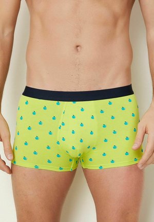 DAILY - Boxer brief - green lime with print