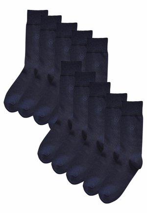 N LOGO TEN PACK - Kojinės - navy blue logo