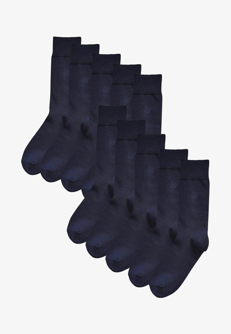 Next TEN PACK - Nogavice - navy blue logo