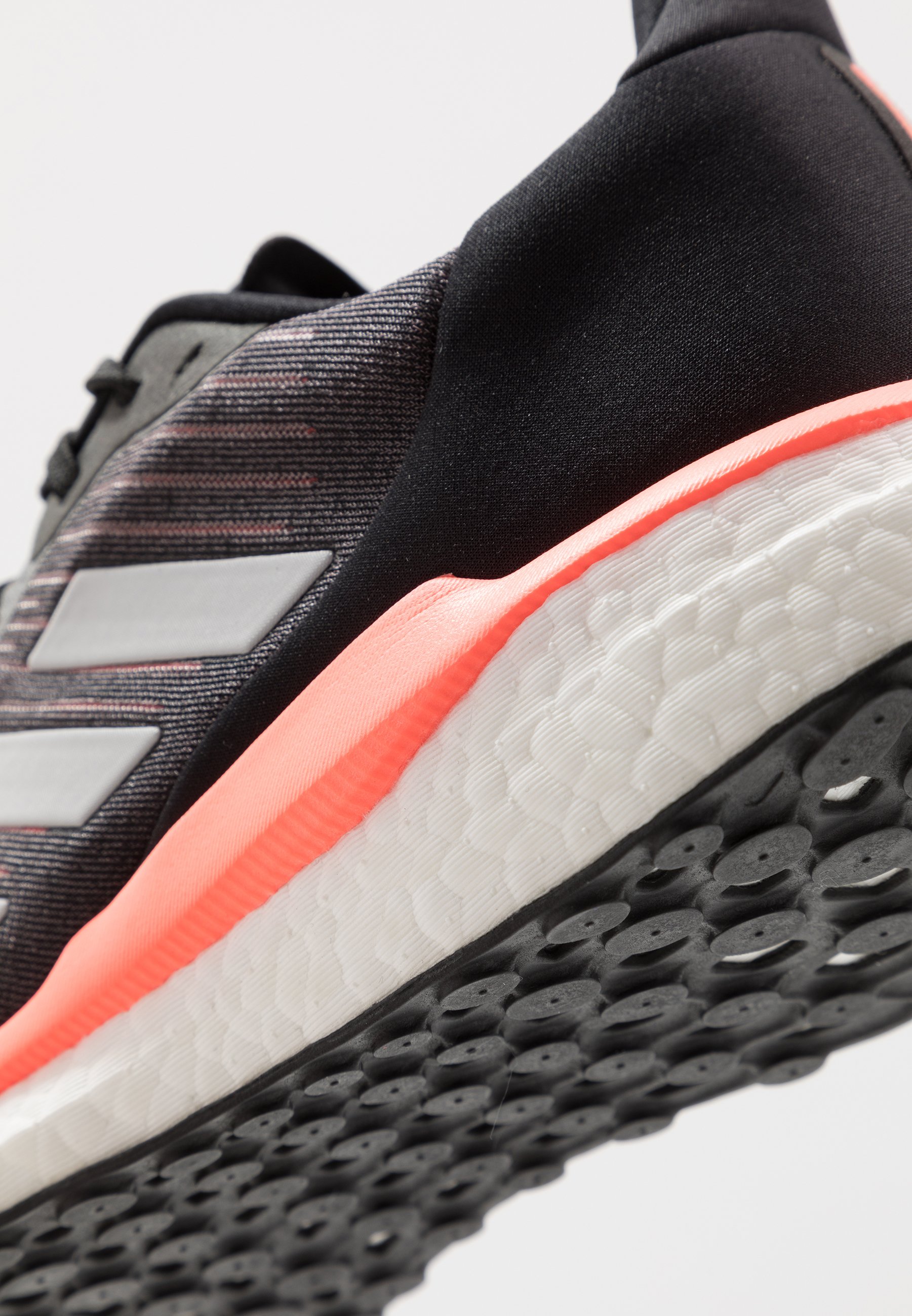 adidas Performance SOLAR DRIVE 19 - Nøytrale løpesko - core black/grey/signal coral adidas Performance SOLAR DRIVE 19 - Nøytrale løpesko - core black/grey/signal coral