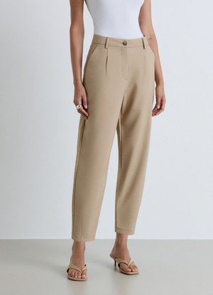 Calliope, PANTALONE LUNGO TINTA UNITA - Pantaloni - beige