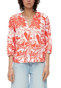 s.Oliver MIT RAFFUNG - Bluse - orange