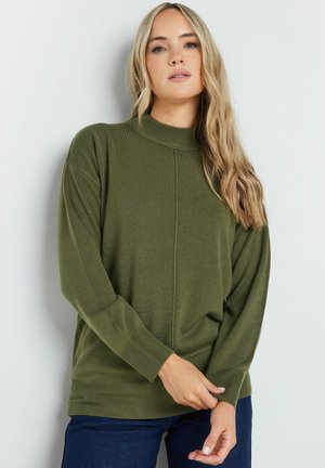 TURTLE NECK - Neule - olive