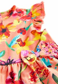 Next Vestido informal - coral pink floral