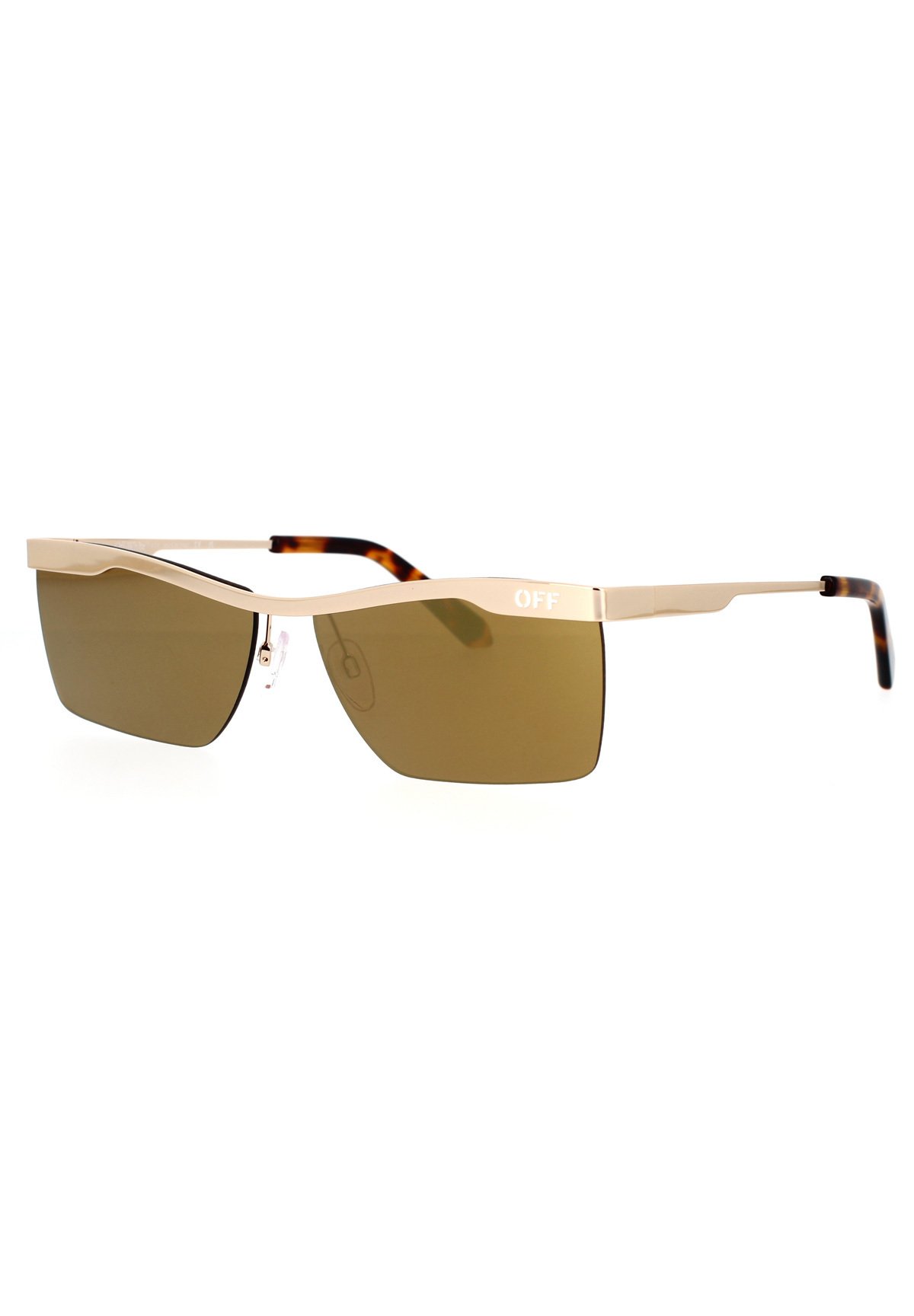 Lunettes De Soleil Off-White Monture Noire Carrée - Neuf Sans étiquettes, Style Léger