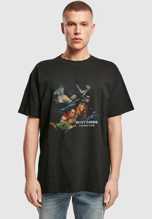 Merchcode, BATMAN FOREVER POSTER HEAVY OVERSIZE TEE - Tricou cu imprimeu - black