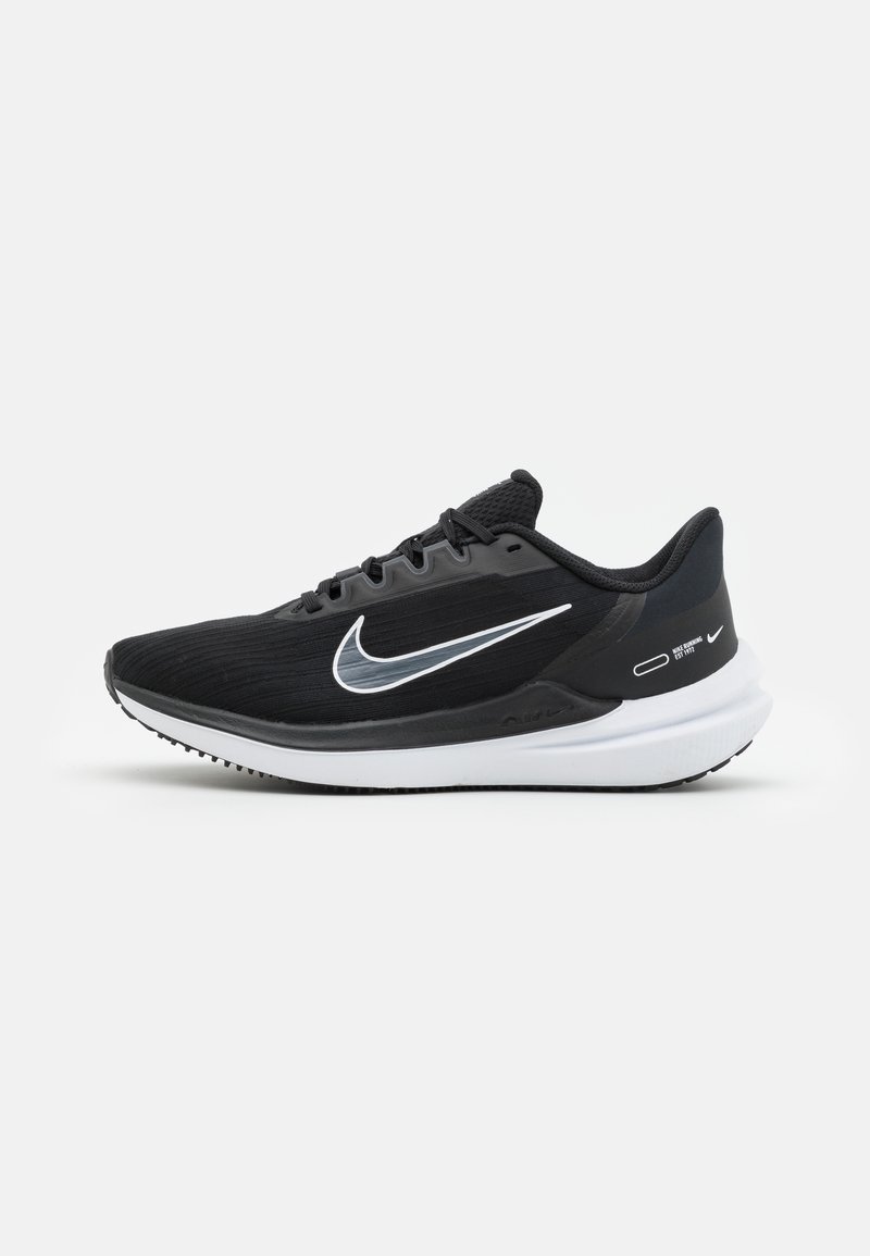Nike Performance WMNS AIR WINFLO 9 - Scarpe da corsa su strada - black/white/dark smoke grey/pure platinum
