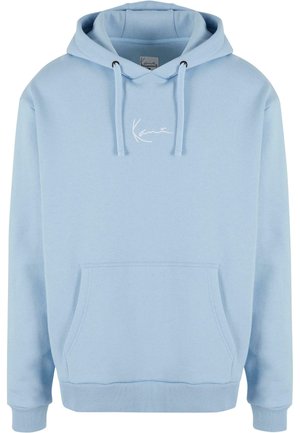 SMALL SIGNATURE ESSENTIAL  - Mikina s kapucí - light blue