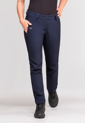 THERMO WANDERHOSE - Pantalon classique - dk.blau