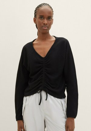 Long sleeved top - deep black