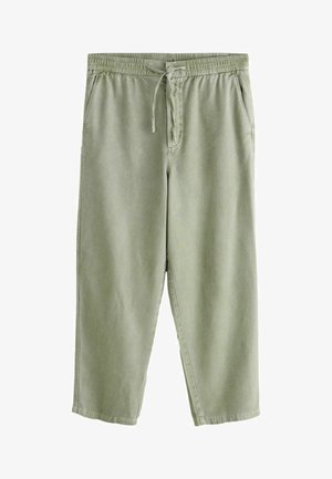 Next, BAGGY FIT - AUTHENTIC WASHED ELASTICATED TROUSERS . - Baggy Jeans - green