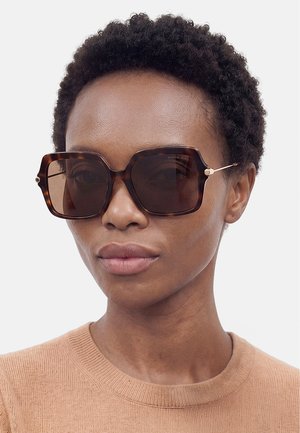 Michael Kors, QUOGUE - Lunettes de soleil - dark/cream tortoise