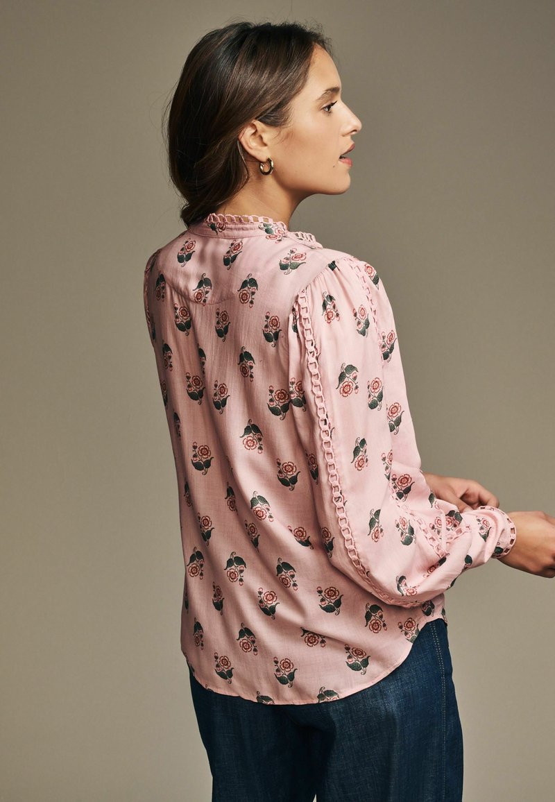 Haut Femme Laura Ashley Taille 14 En Viscose Verte - Manches Longues - Occasion Très Bon état