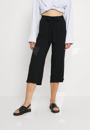 ONLNOVA LIFE CROP PALAZZO PANT - Pantaloni - black