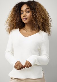 Ellos Collection Strickpullover - weiß