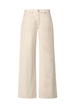 Pepe Jeans, PEPE JEANS WIDE LEG JEANS W11 WIDE LEG MW LINA EMBROIDERED - Wide Leg - denim