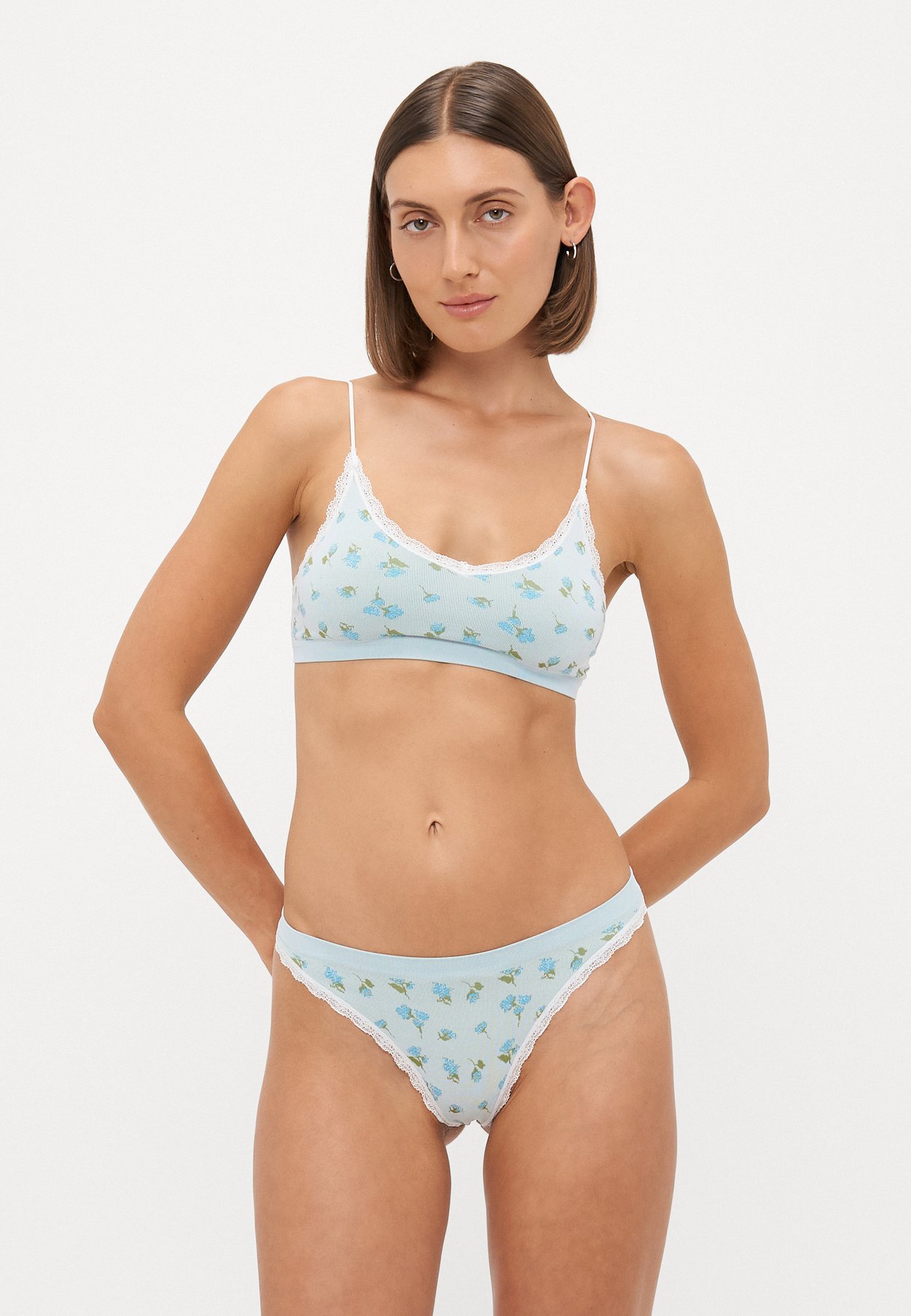 ONLHOLLY PATTERN THONG 2 PACK