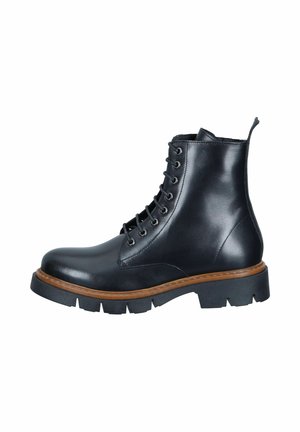 Platform ankle boots - schwarz