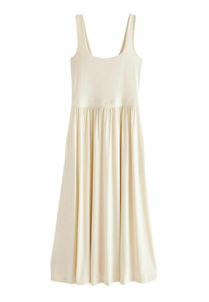 WAISTED - REGULAR FIT - Maxi šaty - cream