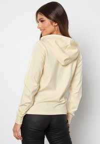 Bubbleroom LONG SLEEVE HOODY TOP - Felpa con cappuccio - white