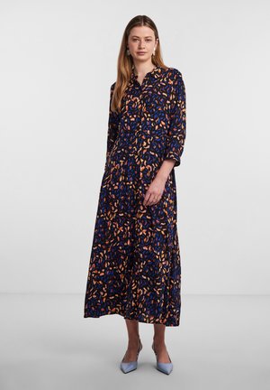 YAS YASSAVANNA LONG SHIRT DRESS  - Skjortekjole - black