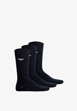 Emporio Armani, 3-PACK SHORT SOCKS - 3-PACK SHORT SOCKS - Socken - blue/blue/blue