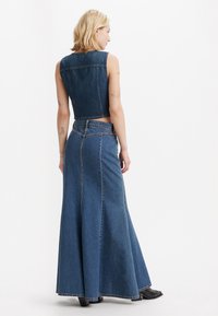 Levi's® MERMAID SKIRT - Maxi skirt - dark-blue denim